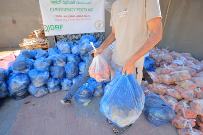 الإغاثة الزراعية تنهي توزيع 3600 طرد خضار طازجة للأسر النازحة في محافظة الوسطى ومحافظة خانيونس 