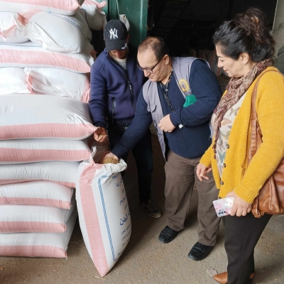 الإغاثة الزراعية تنهي توزيع 168.600 طن  شعير للمزارعين في بيت لحم